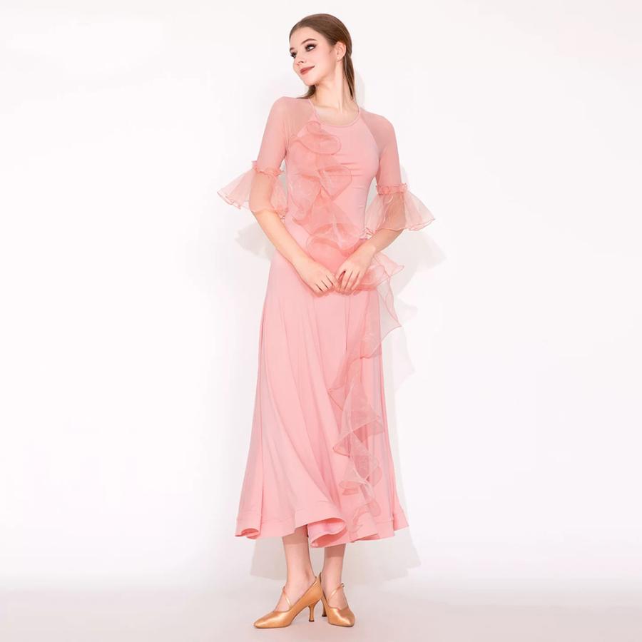 Garuda SHOP 社交ダンス衣装 女性モダンドレス 発表会競技パーティ用