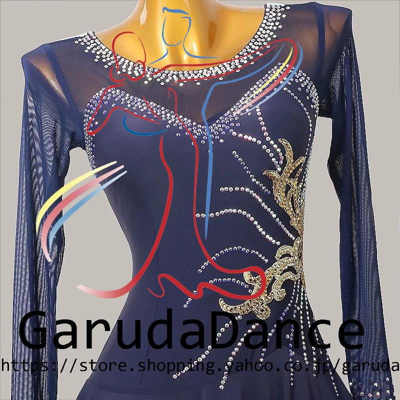 Garuda SHOP　レディース社交ダンス衣装　モダンドレス　パーティードレス　ダンス練習ドレス　大きいサイズ　スタンダードドレス　セミオーダー可　品番10312 |  | 03