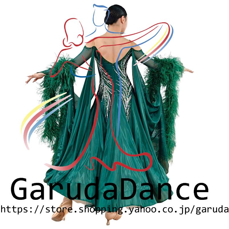 Garuda SHOP レディース社交ダンス衣装 競技ドレスモダンドレス高級