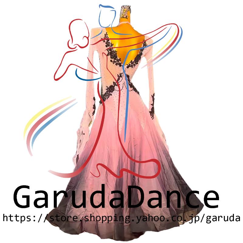 Garuda SHOP レディース社交ダンス衣装 競技ドレスモダンドレス高級