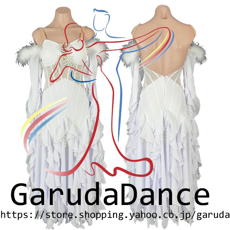Garuda SHOP　社交ダンス高級衣装　セミオーダードレス　ラテン競技高級ドレス パーティードレス　社交ダンス衣装ラテン　 社交ダンス衣装ルンバ 　品番10576_3