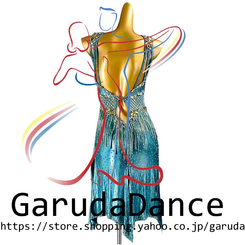 社交ダンス海外製プロ・セミオーダー・ラテンドレス Garuda SHOP 社交ダンス高級衣装 セミオーダードレス ラテン競技高級