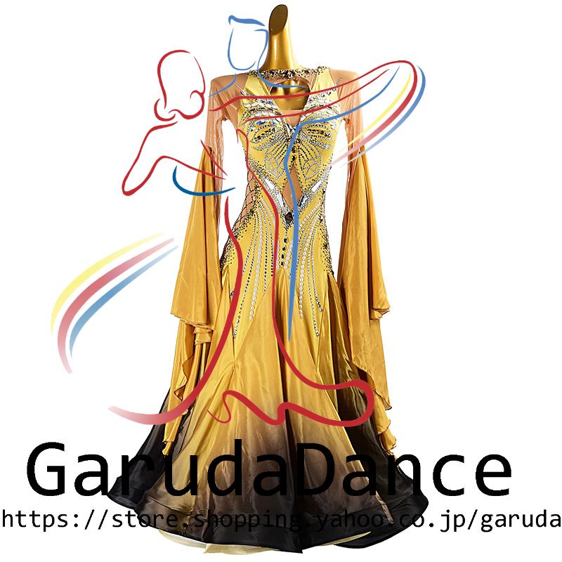Garuda SHOP レディース社交ダンス衣装 競技ドレスモダンドレス高級