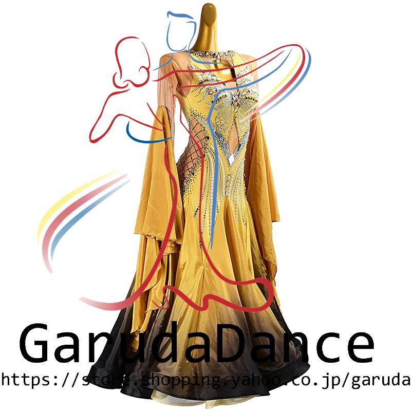 Garuda SHOP レディース社交ダンス衣装 競技ドレスモダンドレス高級
