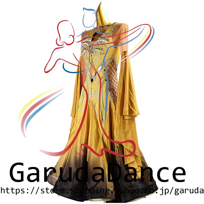 Garuda SHOP レディース社交ダンス衣装 競技ドレスモダンドレス高級