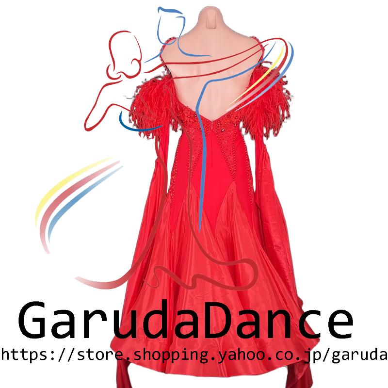 Garuda SHOP レディース社交ダンス衣装 競技ドレスモダンドレス高級
