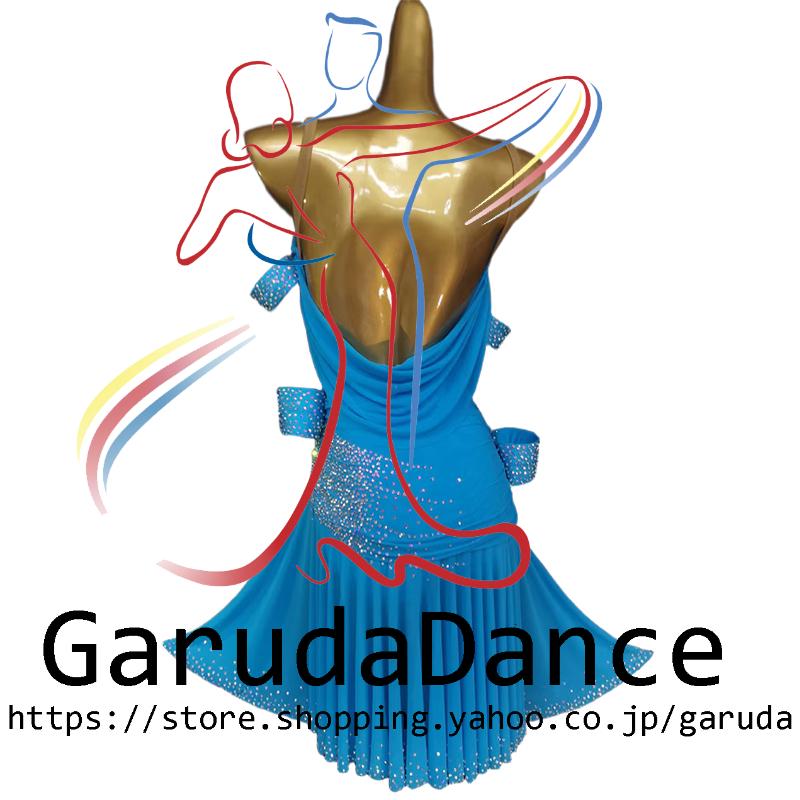 Garuda SHOP 社交ダンス高級衣装 セミオーダードレス ラテン競技高級ドレス パーティードレス 社交ダンス衣装ラテン  社交ダンス衣装ルンバ  品番10866の画像