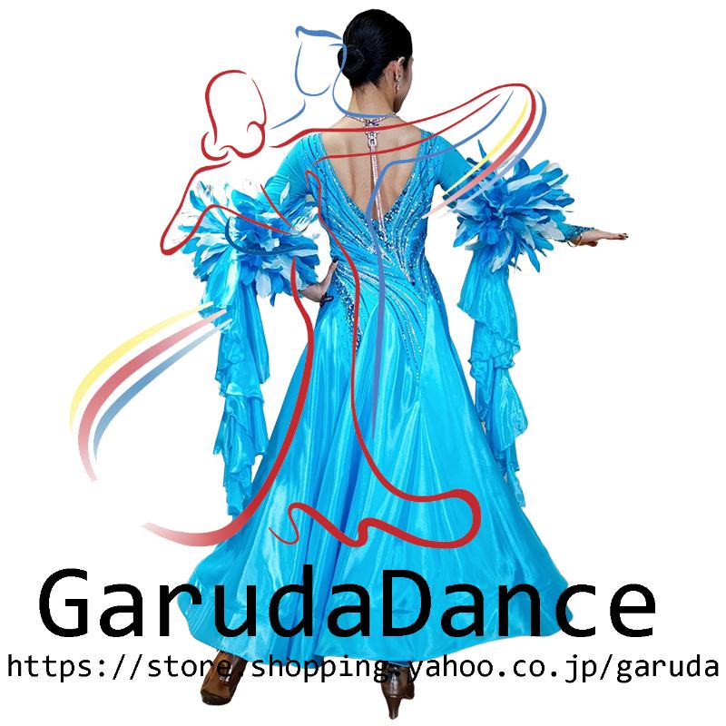 Garuda SHOP レディース社交ダンス衣装 競技ドレスモダンドレス高級