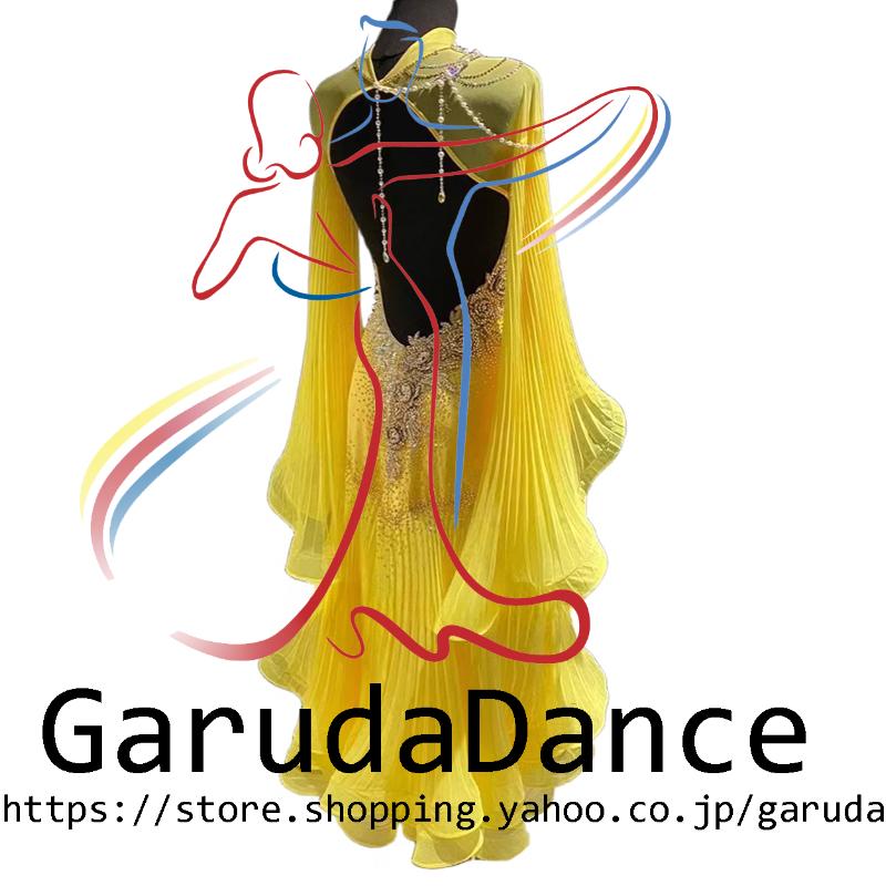 Garuda SHOP レディース社交ダンス衣装 競技ドレスモダンドレス高級