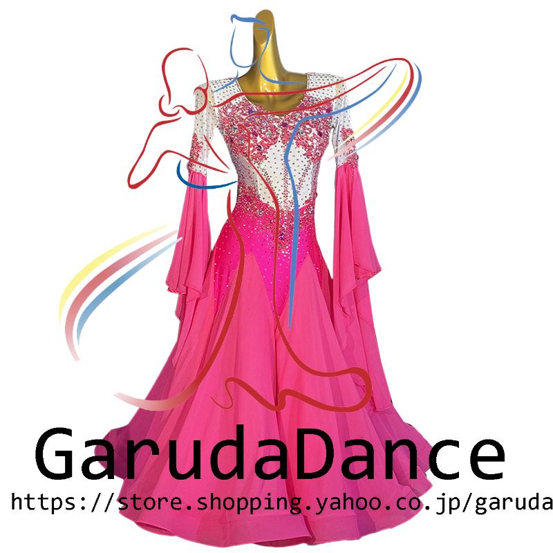 Garuda SHOP レディース社交ダンス衣装 競技ドレスモダンドレス高級