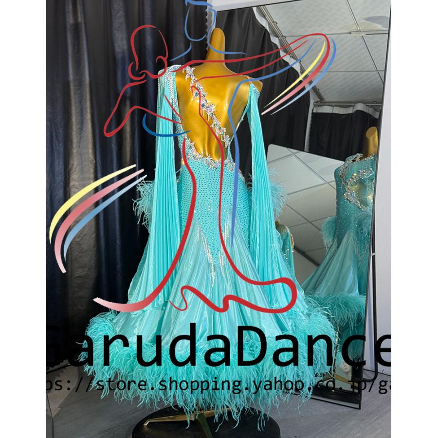 Garuda SHOP レディース社交ダンス衣装 競技ドレスモダンドレス高級