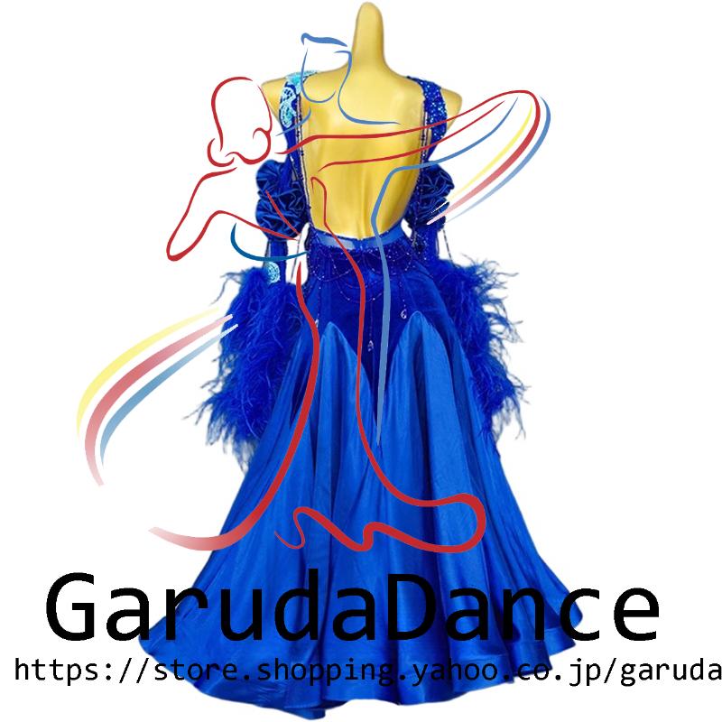 Garuda SHOP レディース社交ダンス衣装 競技ドレスモダンドレス高級