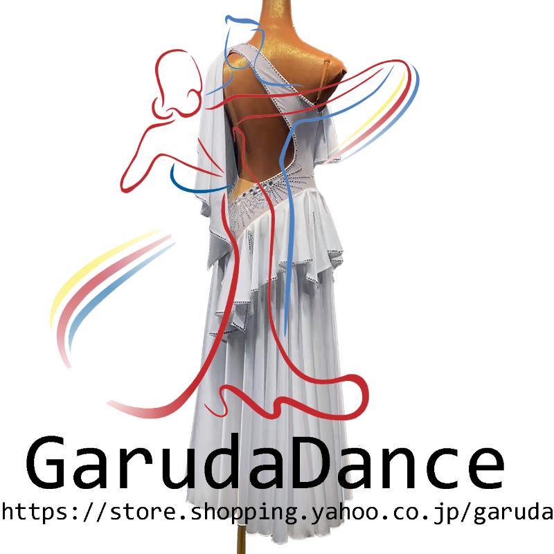 Garuda SHOP　社交ダンス高級衣装　セミオーダードレス　ラテン競技高級ドレス パーティードレス　社交ダンス衣装ラテン　 社交ダンス衣装ルンバ 　品番11033_1
