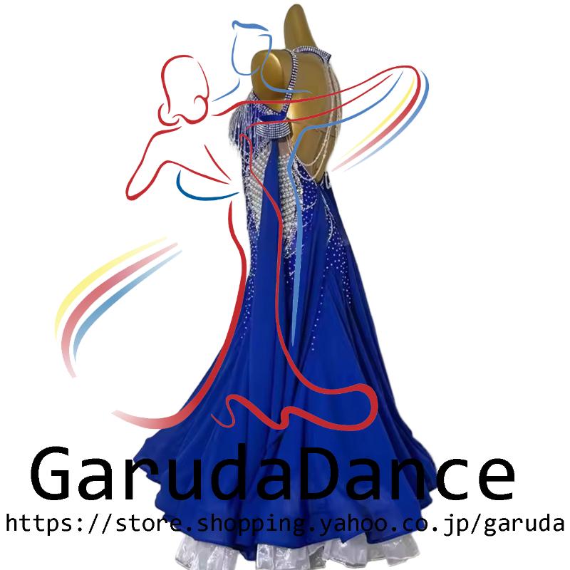 Garuda SHOP レディース社交ダンス衣装 競技ドレスモダンドレス高級