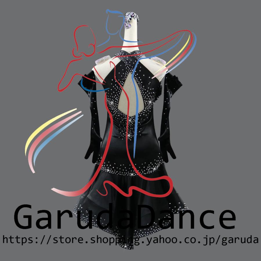 Garuda SHOP レディース社交ダンス衣装 サイズ調整対応 ラテン練習競技