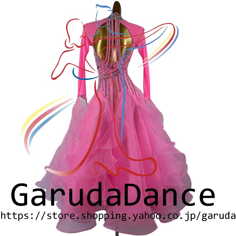 Garuda SHOP レディース社交ダンス衣装 競技ドレスモダンドレス高級