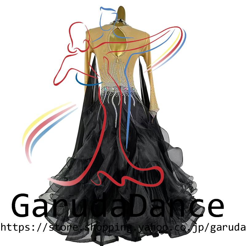 Garuda SHOP　レディース社交ダンス衣装　競技ドレスモダンドレス高級ドレス　発表会用演出服　 高級服　セミオーダー可　スタンダードドレス　品番11285 |  | 01
