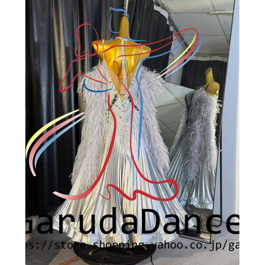 Garuda SHOP レディース社交ダンス衣装 競技ドレスモダンドレス高級