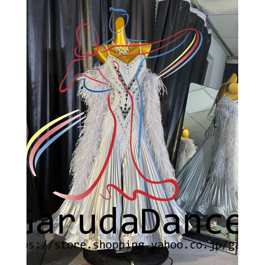 Garuda SHOP レディース社交ダンス衣装 競技ドレスモダンドレス高級