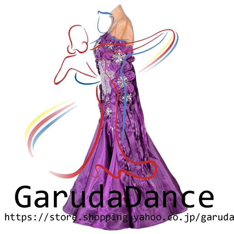 Garuda SHOP レディース社交ダンス衣装 競技ドレスモダンドレス高級