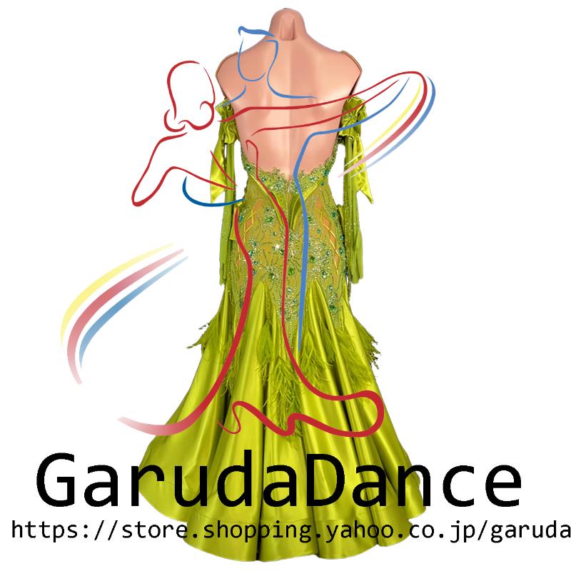 Garuda SHOP レディース社交ダンス衣装 競技ドレスモダンドレス高級