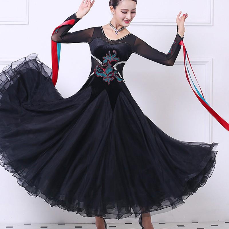 Garuda Shop 社交ダンス衣装 女性モダンドレス サイズ調整可 発表会演出服ラテンワルツドレス 高級モダンダンス 品番1272 1272 Garuda Shop 通販 Yahoo ショッピング