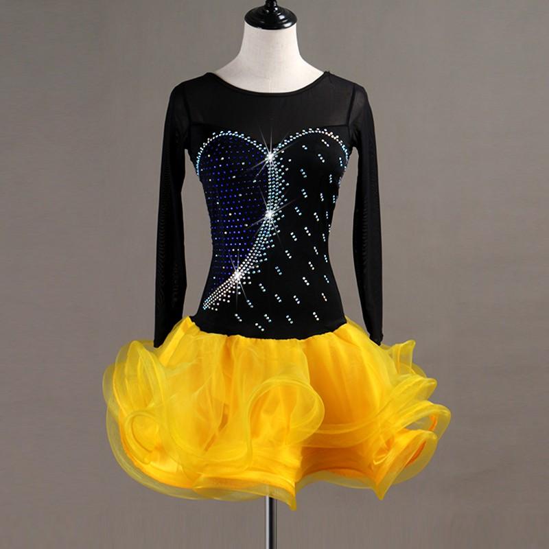 Garuda SHOP　社交ダンス衣装レディース　ラテン練習競技レッスンウエア　パーティーダンス発表会モダンステージ衣装