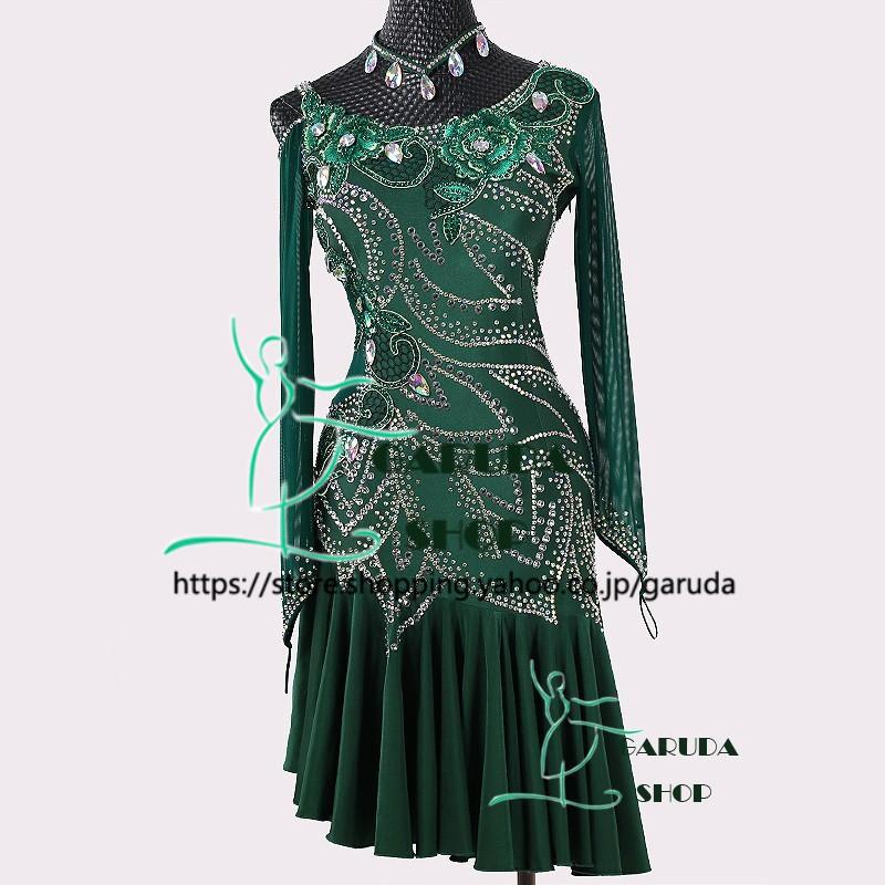 Garuda SHOP レディース社交ダンス衣装 競技ドレス ラテンドレス Garuda SHOP レディース社交ダンス衣装 競技ドレス ラテンドレス