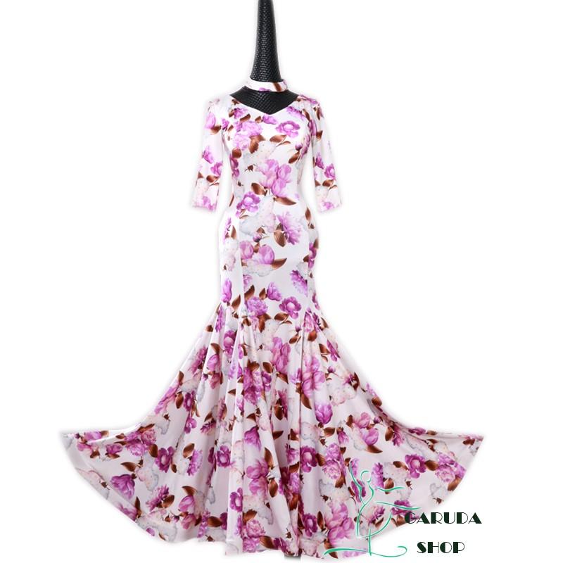 Garuda Shop レディース社交ダンスドレス 競技ドレス 新入荷新品 発表会用演出服