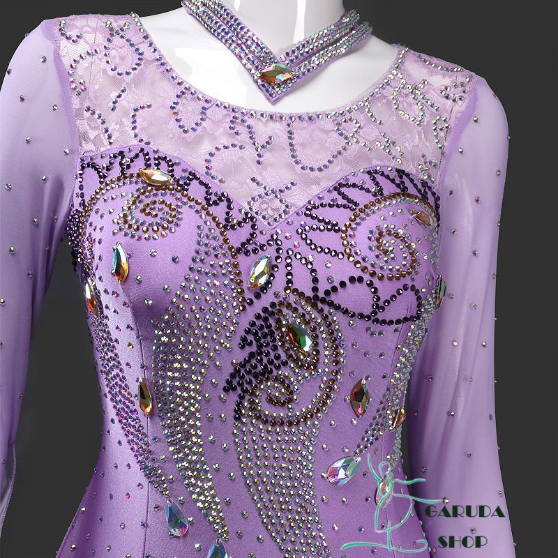 Garuda SHOP レディース社交ダンスドレス モダン競技ドレス ワルツ