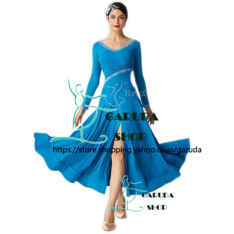 新品レディース社交ダンスドレス 競技ドレス株式会社錦 発表会用演出服パーティードレスワンピース セミオーダー可 Garuda SHOP レディース社交ダンスドレス セミオーダー可 競技ドレス