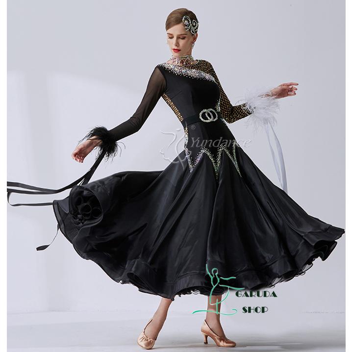 Garuda SHOP レディース社交ダンスドレス モダン競技ドレス ワルツ  
