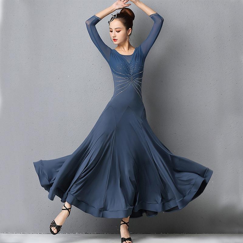 新発売の Garuda Shop 社交ダンス衣装レディースダンスレッスン練習ドレス ロングワンピース 激安 社交ダンス モダン 品番3396 代引不可 Www Muslimaidusa Org