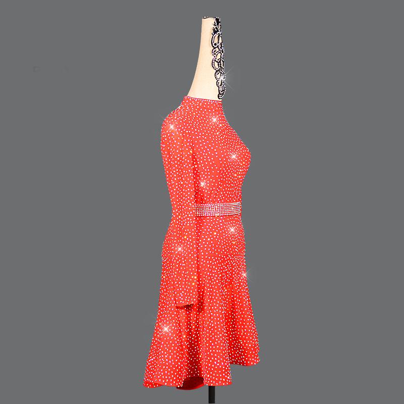 Garuda SHOP　レディース社交ダンス衣装　サイズ調整対応　ラテン練習競技レッスンウエア　パーティーダンス発表会ワンピース 　品番3443 |  | 02