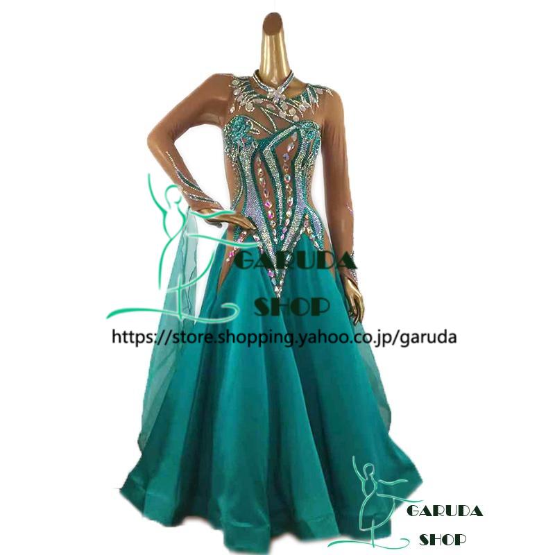 正規店仕入れの Garuda Shop レディース社交ダンス衣装 競技ドレス ワルツドレス高級品 発表会用演出服パーティードレスワンピース セミオーダー可 品番3567 安い Lamaimuaythaicamp Com
