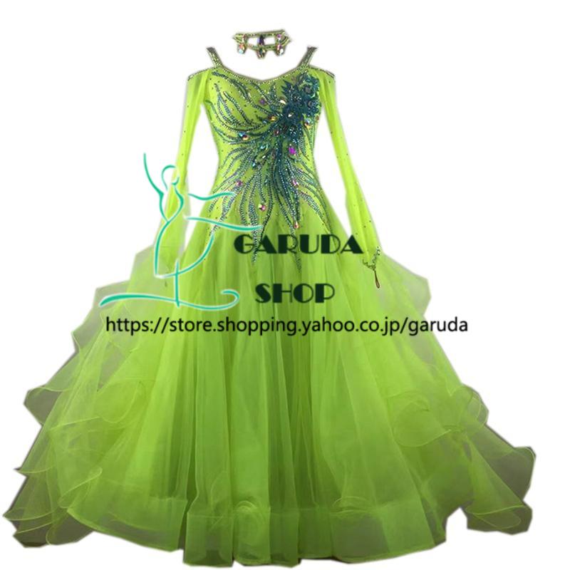 在庫あり 即納 Garuda Shop レディース社交ダンス衣装 競技ドレス ワルツドレス高級品 発表会用演出服パーティードレスワンピース セミオーダー可 品番3813 保存版 Kuljic Com