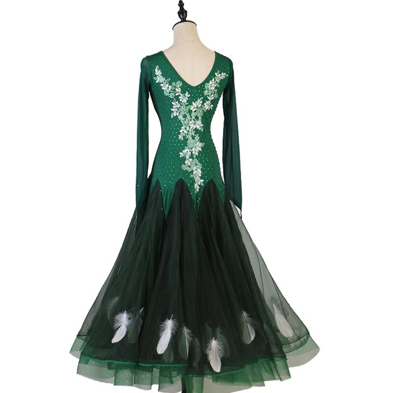 Garuda SHOP レディース社交ダンス衣装ダンスドレス サイズ調整可能