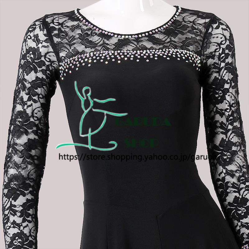 Garuda SHOP　レディース社交ダンス衣装　競技ドレス　新入荷新品　発表会用演出服パーティードレスワンピース　セミオーダー可　品番3898_3