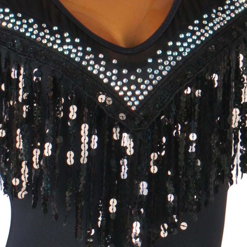 Garuda SHOP　レディース社交ダンス衣装　サイズ調整可　ラテン練習競技レッスンウエア　パーティーダンス発表会ワンピース 　品番3899 |  | 04