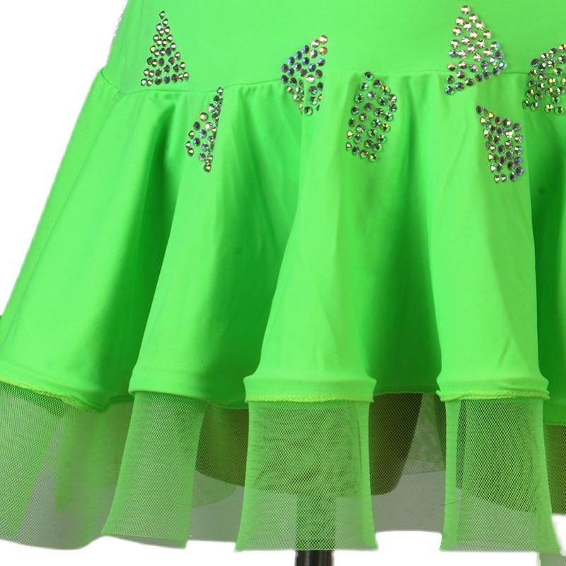 Garuda SHOP　レディース社交ダンス衣装　サイズ調整可　ラテン練習競技レッスンウエア　パーティーダンス発表会ワンピース  2色　品番3979 |  | 02