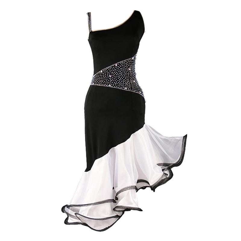 Garuda SHOP　レディース社交ダンス衣装　サイズ調整対応　ラテン練習競技レッスンウエア　 ライトストーン飾り　品番3985 | 