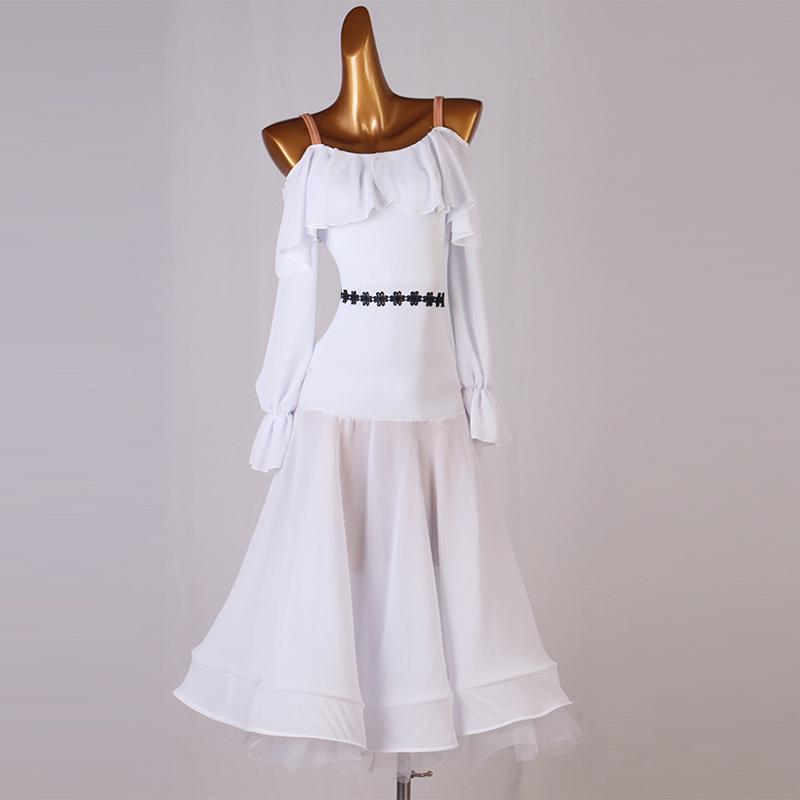 Garuda SHOP レディース社交ダンス衣装 ダンスドレス サイズ調整可能