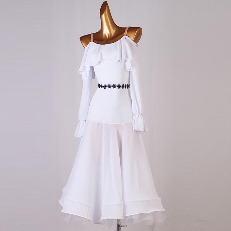 Garuda SHOP レディース社交ダンス衣装 ダンスドレス サイズ調整可能