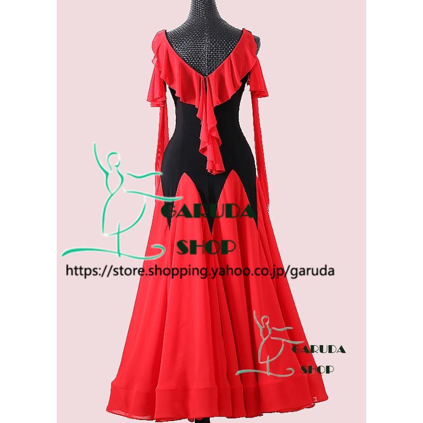 Garuda SHOP レディース社交ダンス衣装 競技ドレス 新入荷新品 発表会 