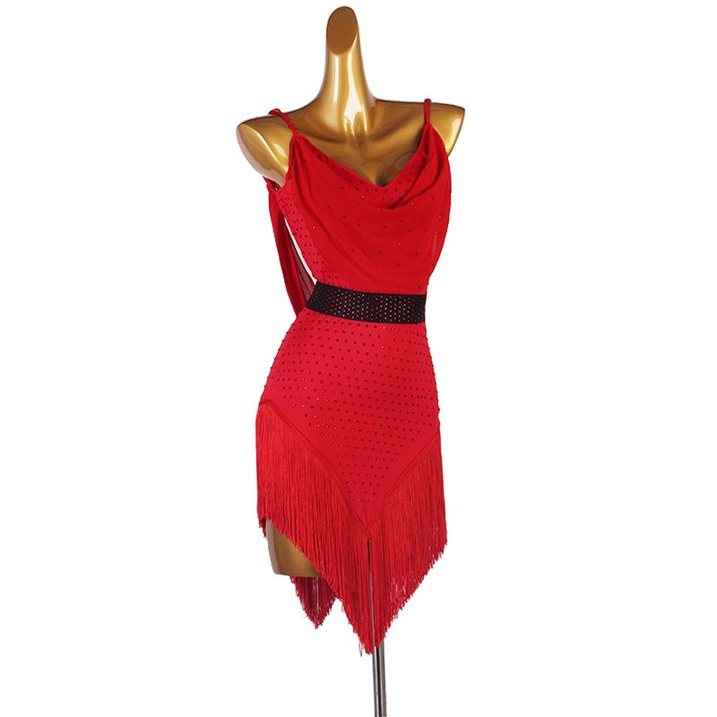 Garuda SHOP レディース社交ダンス衣装 サイズ調整可 ラテン練習競技