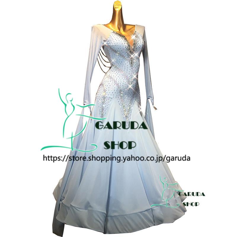 Garuda SHOP レディース社交ダンスドレス モダン競技ドレス ワルツ