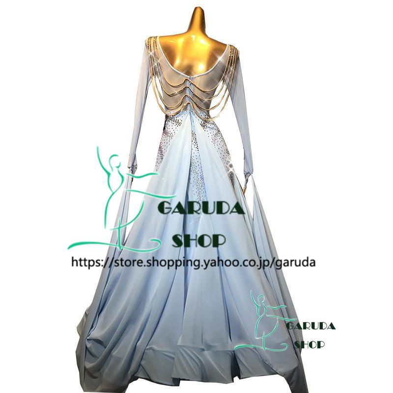 Garuda SHOP レディース社交ダンスドレス モダン競技ドレス ワルツ