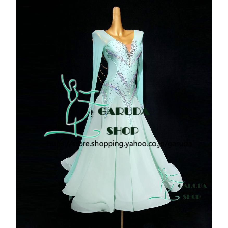 Garuda SHOP レディース社交ダンスドレス モダン競技ドレス ワルツ