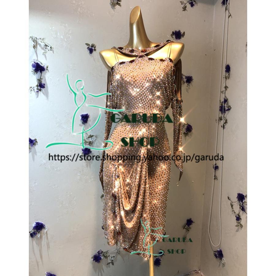 Garuda SHOP レディース社交ダンス衣装 競技ドレス ラテンドレス 高級