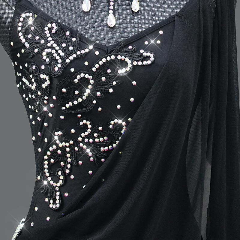 Garuda SHOP　レディース社交ダンス衣装　サイズ調整対応　ラテン練習競技レッスンウエア　お得のセット品　ライトストーン飾り　品番4697 |  | 03